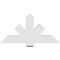 Ekena Millwork Kennewick Architectural Grade PVC Gable Bracket, 48"W x 24"H x 4"D x 6"F, 12/12 Pitch GBP048X24X0406KEN00 - alternate 2